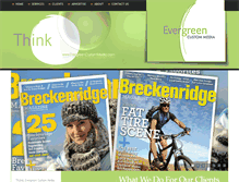 Tablet Screenshot of evergreencustommedia.com